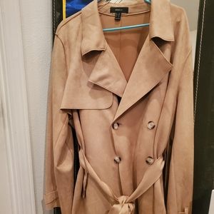 Suede Forever 21 Coat